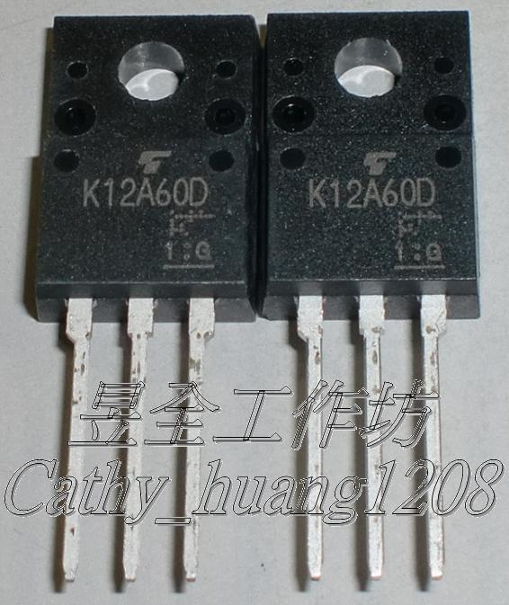 場效電晶體 (TOSHIBA TK12A60D ) (N-CH) 600V 12A 0.55Ω, K12A60D