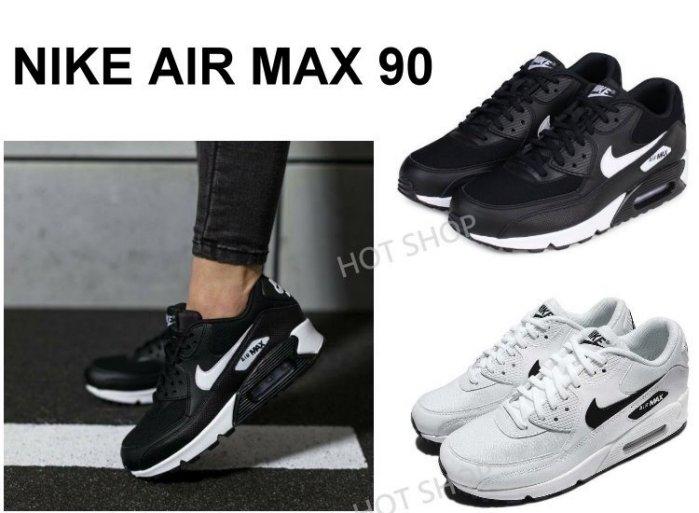 NIKE AIR MAX 90 ESSENTIAL 運動鞋 氣墊鞋 慢跑鞋 黑 白 休閒鞋 男女
