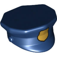 【樂高大補帖】LEGO 樂高 深藍色 警官帽【6055889/15530pb01/70912/10246】MH-4