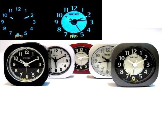 嚴選時計屋【SEIKO 】日本 精工 SEIKO BB響聲 滑動式秒針 夜光 時鐘 鬧鐘 QHE121 QHE121W