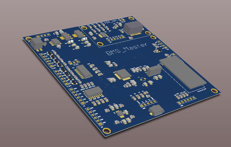 BMS/BMU LTC6804 鋰電池管理系統(Master板)
