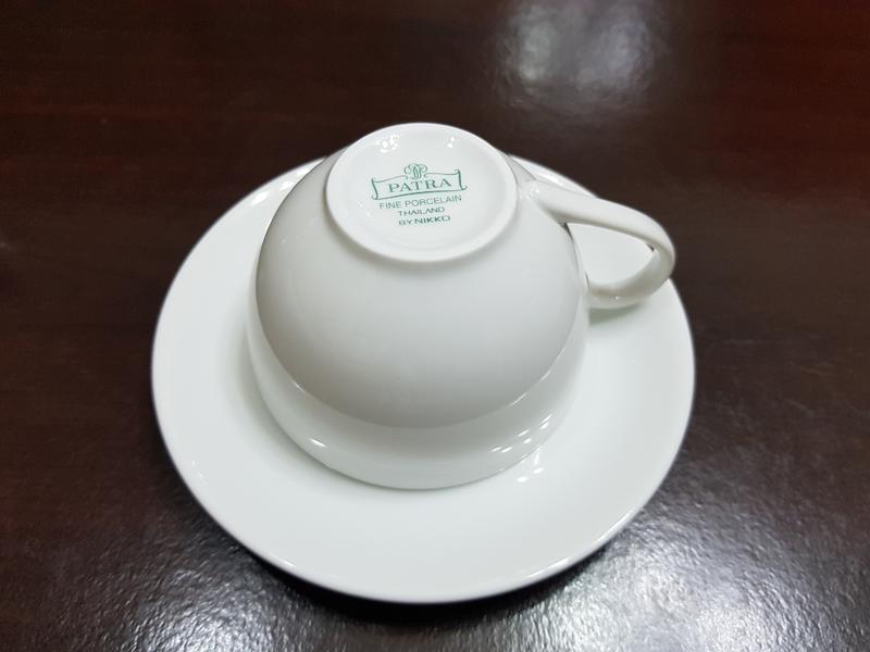PATRA 咖啡杯盤組白色含一杯一盤