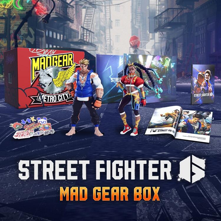 月光魚】代購E-CAPCOM PS4 PS5 快打旋風Street Fighter 6 Mad Gear Box