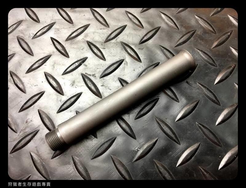 【狩獵者生存專賣】WE SCAR 鋼製槍管前段 延長管 加長管-14mm逆牙-AEG/GBB都可以用-長度11公分