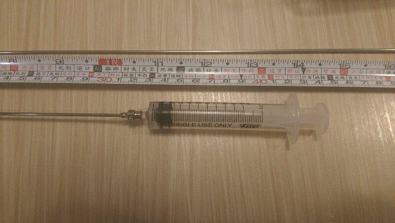 (含針筒)不鏽鋼50cm長針頭打肥器、戊二醛點射、注藥、注肥、投藥