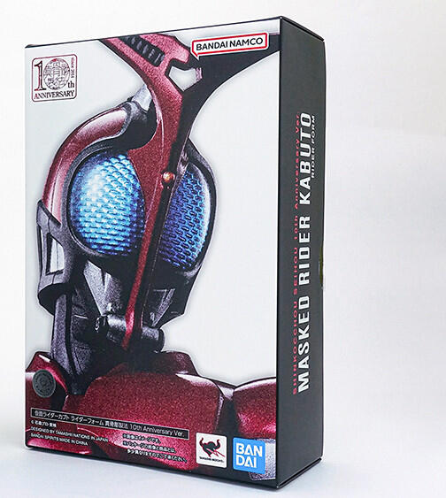 SHF 真骨雕製法假面騎士KABUTO 騎士型態10th Anniversary Ver(日