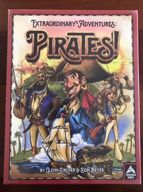 Extraordinary Adventures: Pirates(付地圖,模型及金屬幣) 桌上遊戲 桌遊 英文正版