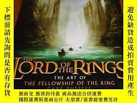 古文物2手英文罕見Art of The Fellowship Ring lord rings魔戒 xec10露天2428 