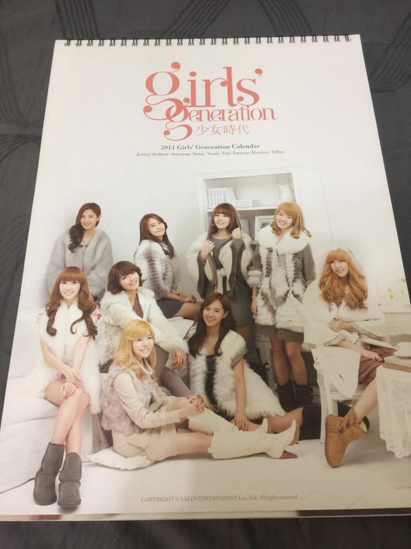 少女時代 SNSD Girls' Generation EVERYSING 官方 商品週邊 2011 年曆 桌歷