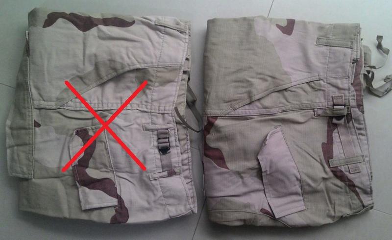 第二次波灣戰爭(伊拉克戰爭) 3色 DCU 沙漠迷彩褲 Small-Regular 三沙