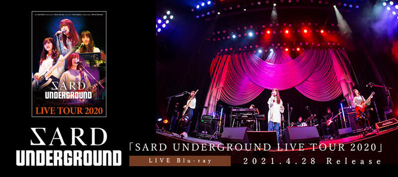 代購BD 新世代ZARD SARD UNDERGROUND LIVE TOUR 2020 LIVE Blu-ray