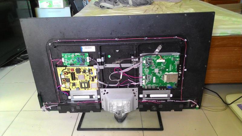 聲寶SAMPO EM-42FT08D 邏輯板、 視訊盒、遙控器、喇叭，破屏拆賣