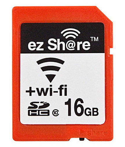呈現攝影-易享派 ezShare ES100 16G Wi-Fi SD卡 class 6 無線Wi-Fi 記憶卡 可用