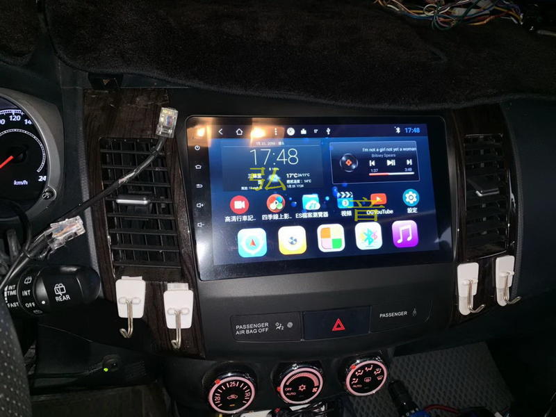 三菱 Mitsubishi Outlander Android 9吋安卓版 觸控螢幕主機 導航/USB/倒車顯影/方控