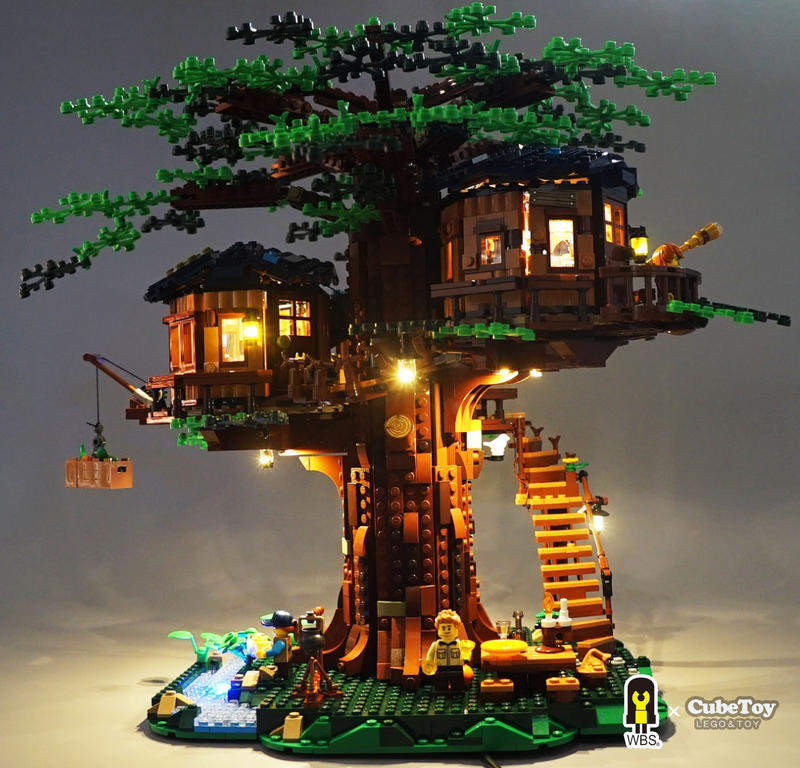 【CubeToy】WBS™ 樂高 LED 燈組 21318 IDEAS 樹屋 專用包 - LEGO LED -