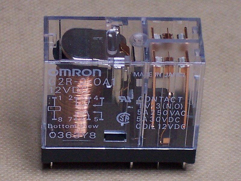 歐姆龍OMRON G2R-2-0A1 12VDC PCB繼電器