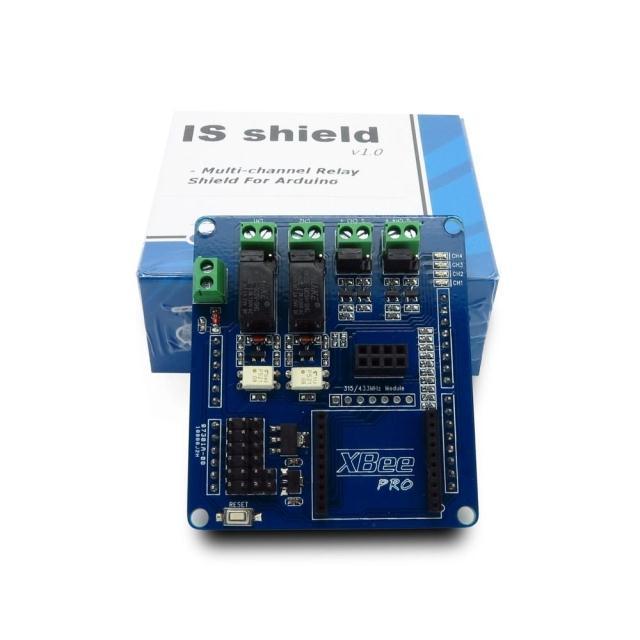 for Arduino IS SHIELD 繼電器 XBEE擴展板 帶433mHz 2.4G無線介面 W85 [5924