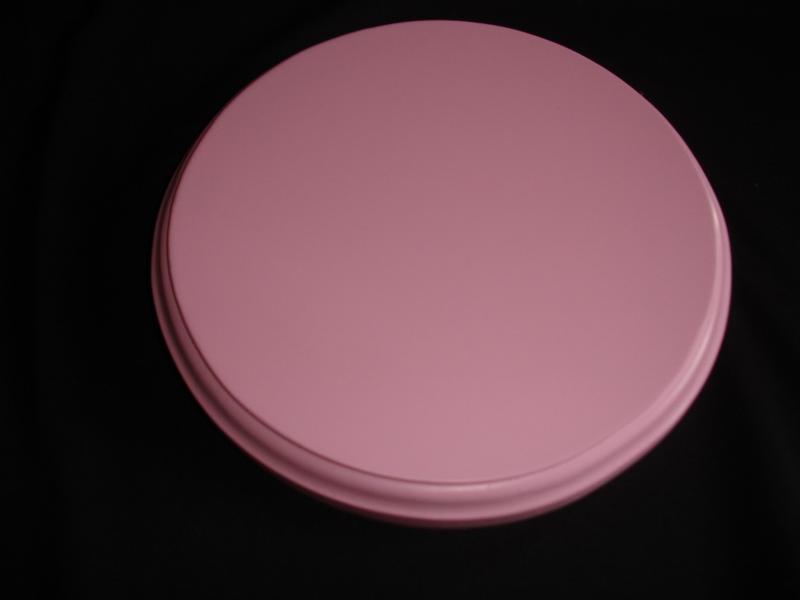 《多桑原木傢飾》粉紅色圓型飾板、底座(純手工製)