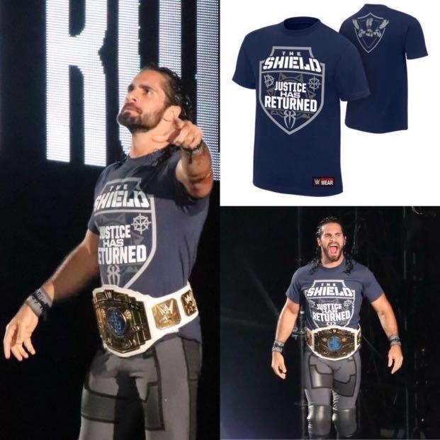 WWE THE SHIELD "JUSTICE HAS RETURNED" AUTHENTIC 現貨