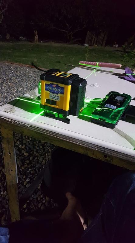3D 506G 重錘式綠光12線 貼牆機 貼地機(斜線模式)壁掛/ 含接收器 缺貨