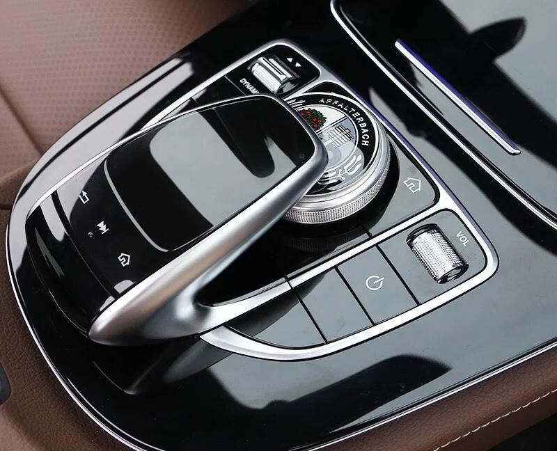 AMG 賓士 Benz 多媒體旋鈕裝飾貼 新C 新E 300 GLC GLS GLE  W205 W214內飾 媒體貼