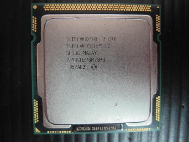 1156腳位 Intel Core i7-870 i5-760 i5-750 i5-650 i3-550