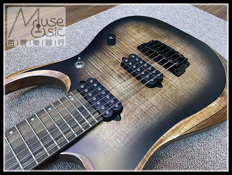 苗聲樂器Ibanez旗艦店】Ibanez AXIONLABELRGD71AL 7弦無搖原木電吉他