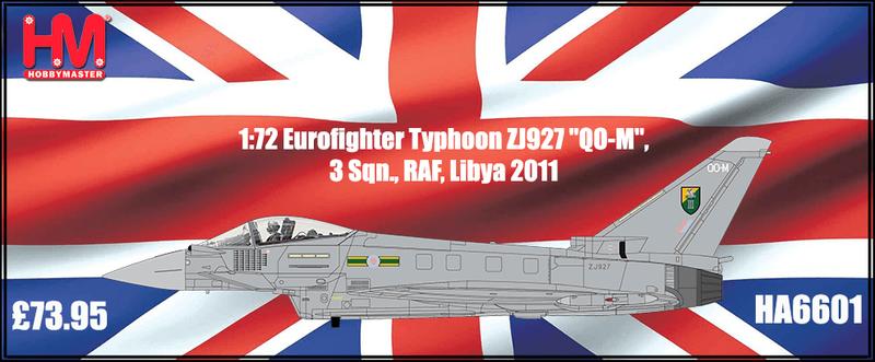 【幸運基地預購免運】HM 1/72 新機型 颱風 EF-2000 Typhoon  合金完成品 HA6601
