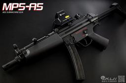 【KUI酷愛】現貨！SRC MP5-A5 運動版電動槍、伸縮托，AEG衝鋒槍、電槍，反恐德國HK『多連彈匣版』33278