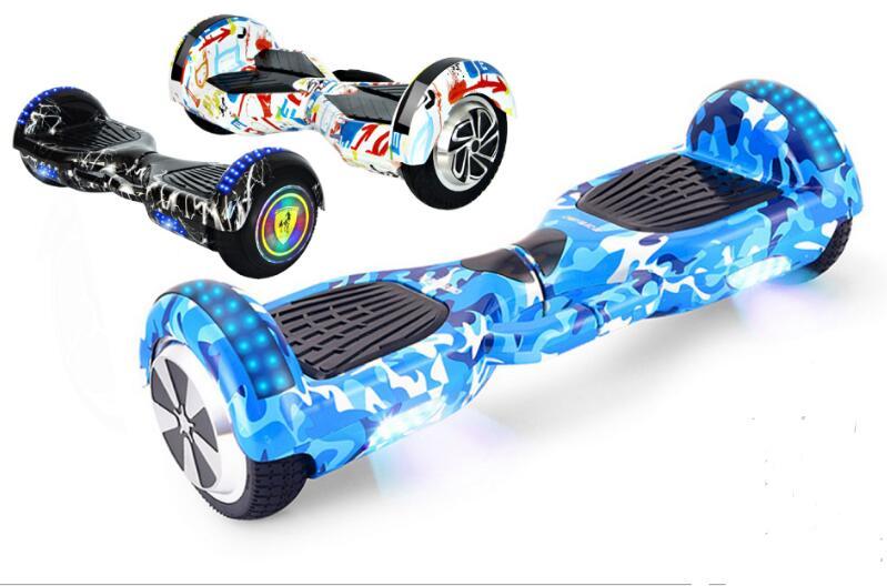 平衡車6.5吋 8吋10吋帶手提發光輪 藍牙跑馬燈 電動滑板 代步車 兒童兩輪電動智慧成人滑板 電動扭扭車滑板車9375
