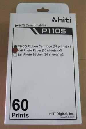 【FOREX】HITI-P110S專用標準A6照片紙P60.一盒60張$735 運費$100.