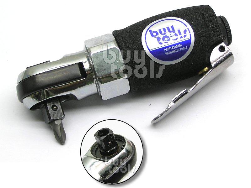 BuyTools-Air Ratchet Wrench《專業級》迷你型三分氣動棘輪扳手/三分套筒+起子頭兩用「特價含稅」
