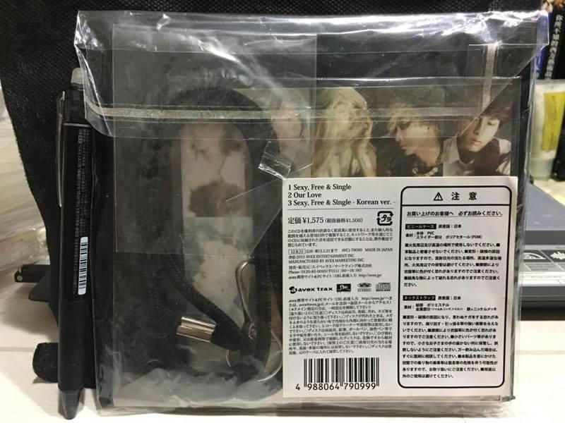 自有收藏 日本ELF版 Super Junior Sexy, Free & Single 正規六輯B版 單曲CD含夾鏈袋
