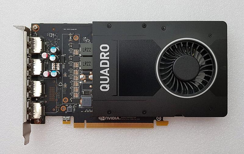 麗臺 NVIDIA Quadro P2000 5GB DDR5 專業繪圖卡  無配件