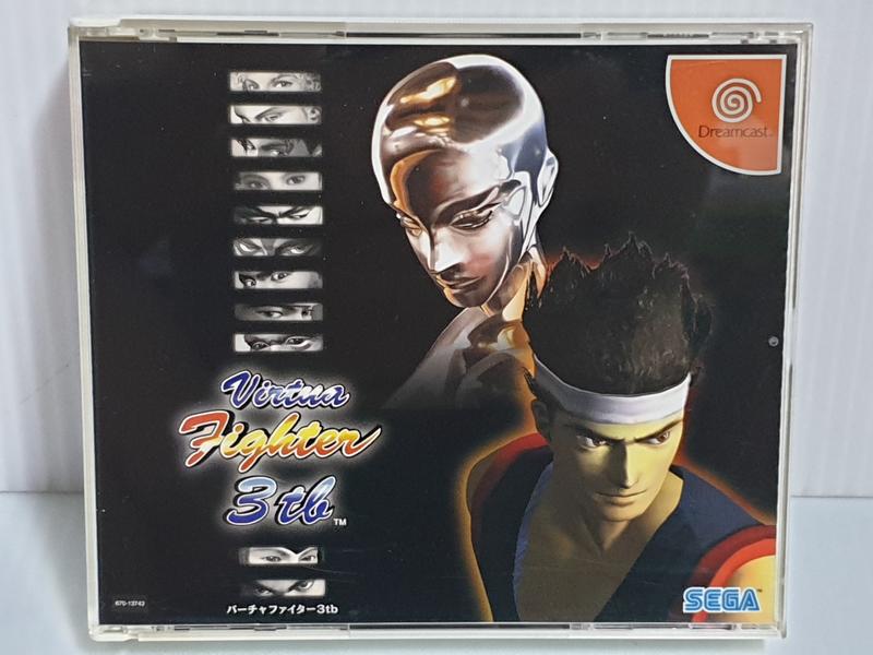 {哈帝太郎}~DC 原版遊戲 VR快打3 VIRTUA FIGHTER 3tb 日版 光碟近無刮 有盒書~下標就賣！