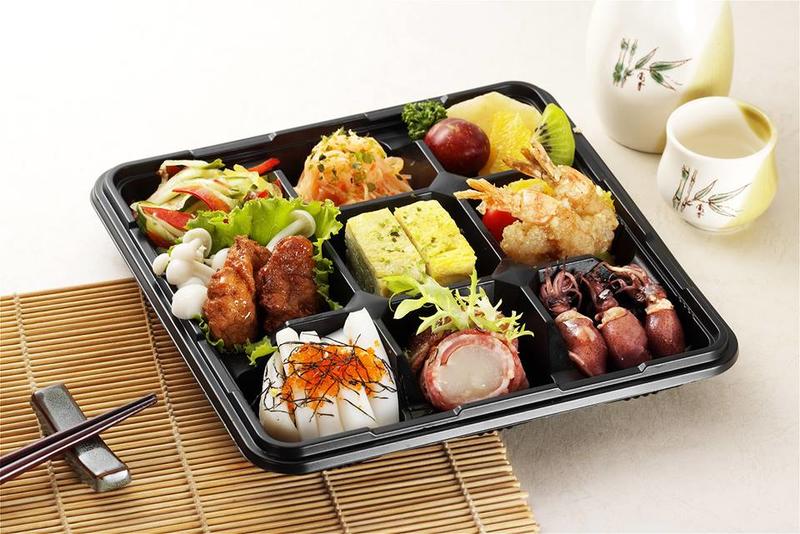 9宮格餐盒25套(含蓋)九宮格便當外帶外送餐盒 月餅包裝盒 免洗餐盒 日本料理