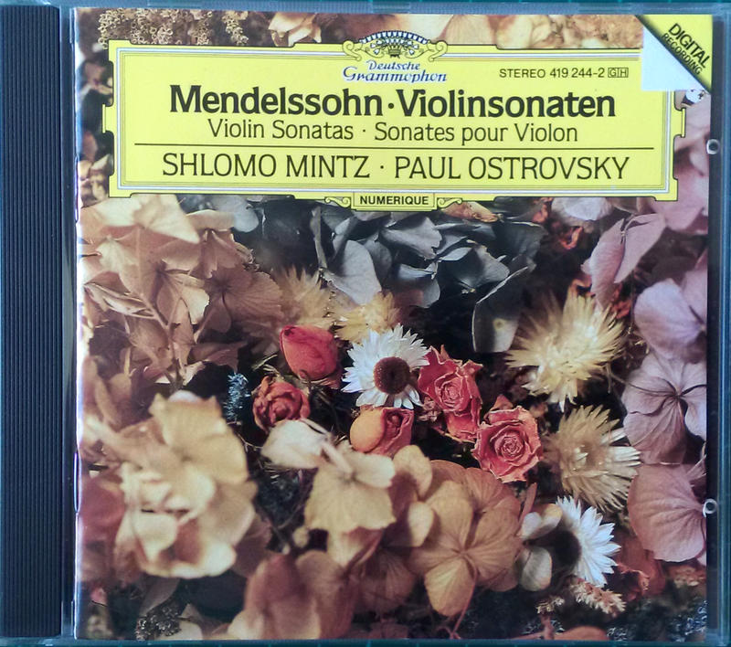 Mendelssohn: Violin Sonatas 1987年全銀圈版