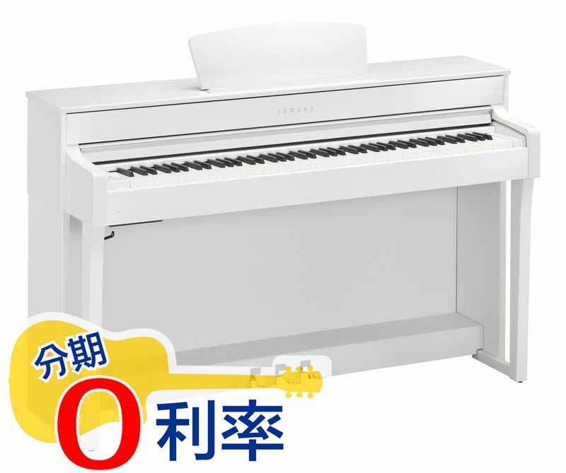 【放輕鬆樂器】全館免運費 YAMAHA CLP-635 WH 88鍵電鋼琴 數位電鋼琴 白色