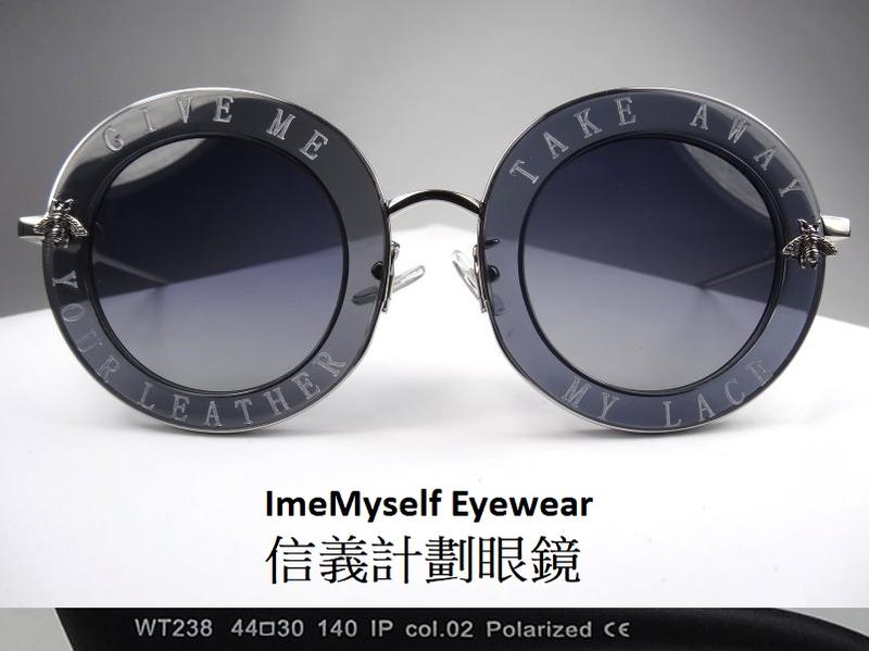 WT 238 偏光 太陽眼鏡 圓框 not 古馳 GG0113S polarized sunglasses 可配 抗藍光