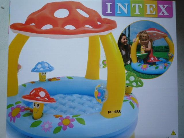 INTEX57407 原廠蘑菇充氣遊戲水池102公分*89公分 可當兒玩水池 遊戲池 兒童遊樂園 送修補貼