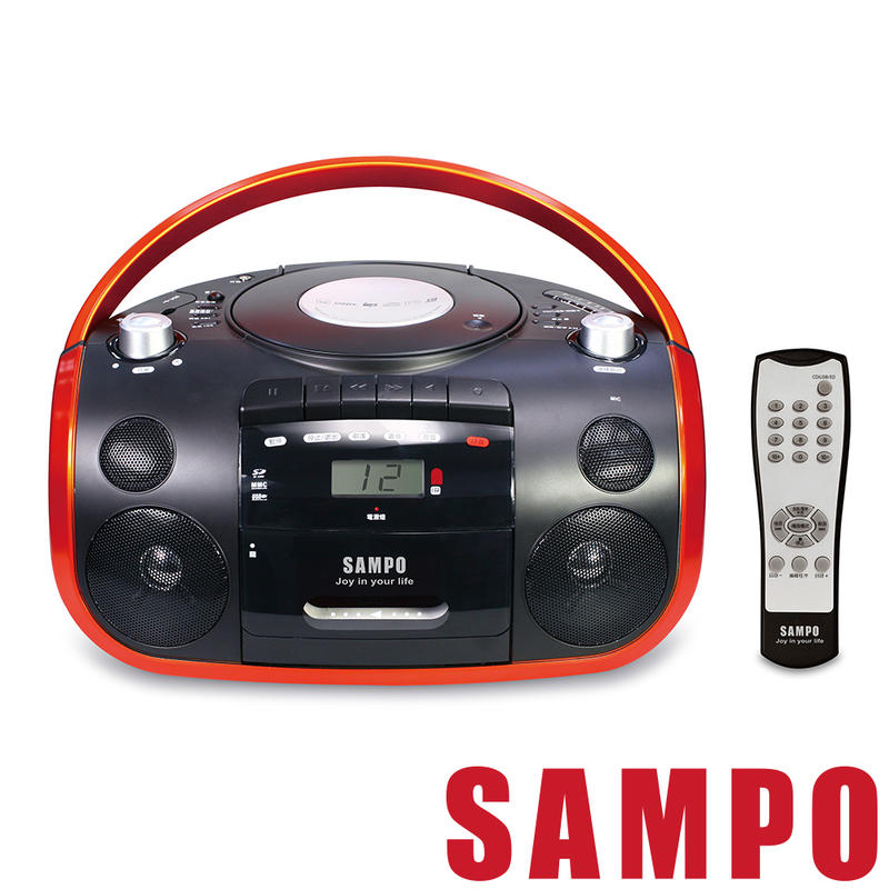 SAMPO AK-W1602UL聲寶 手提CD/MP3/USB/SD收錄音機 (公司貨，保固一年)
