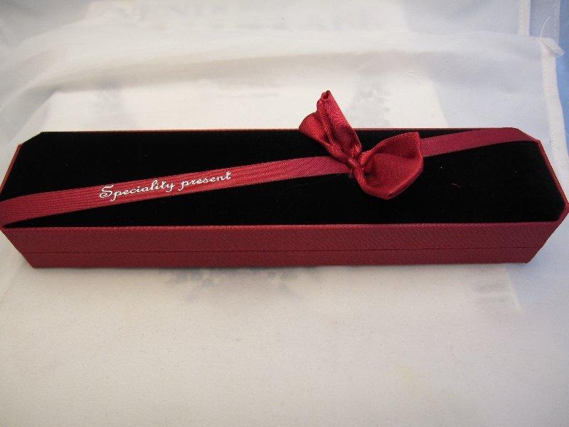 經典八角禮物項鍊 手鍊盒 手錶盒(紅/黑)