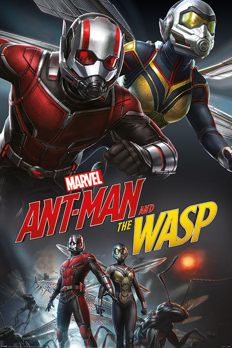 【英國進口電影海報】漫威  Marvel 蟻人與黃蜂女 Ant-Man and The Wasp #PP34359