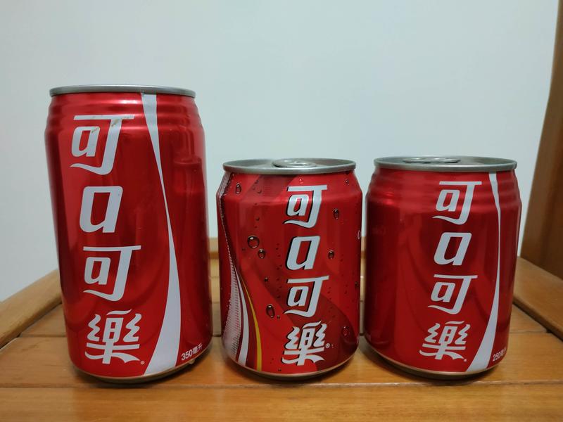 台灣可口可樂原味可樂罐（單賣)