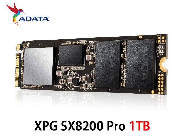 「阿秒市集」威剛 XPG SX8200 Pro 1TB 2TB M.2 2280 PCIe 3D TLC 含散熱片