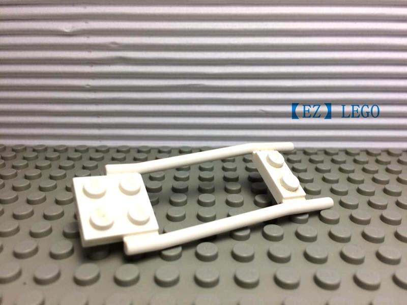 樂高LEGO 城堡/零件/馬車托架/馬栓馬套(白)