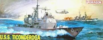 DRAGON  1/350  美軍  USS Ticonderoga (CG-47)   (1003)