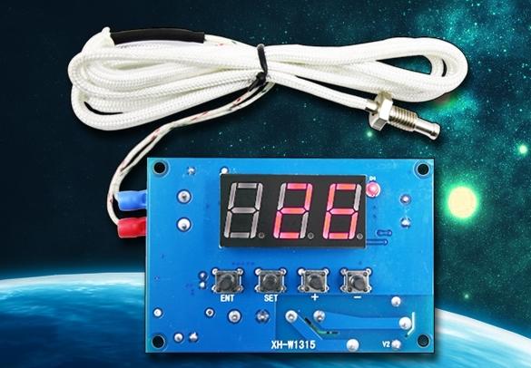【勁順購物】DC12V 溫控器 溫度控制器 溫控開關  K型熱電偶高溫型 -30~999度 XH-W1315(B086)