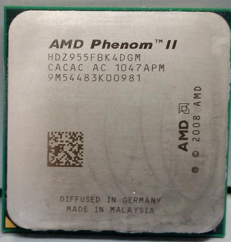 電腦水水的店~~ AMD Phenom II X4 955/ 3.2GHZ(四核心) AM3   腳位直購價 $350
