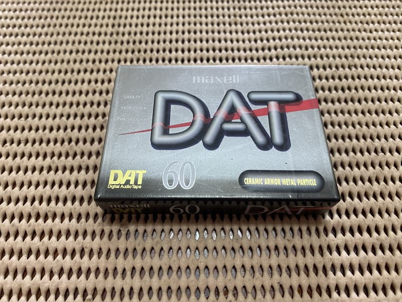 ~蔬菜商店~ 二手正版錄音帶 [MAXELL DAT 60 空白帶] 全新未拆 數位錄音帶